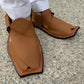 MATTE LEATHER CAMEL: 059