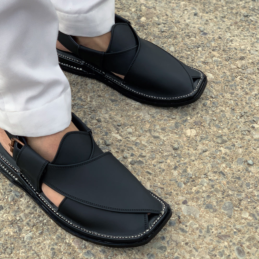 MATTE BLACK DOUBLE SOLE: 055