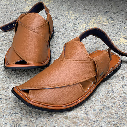 DOTTED LEATHER CAMEL: 063