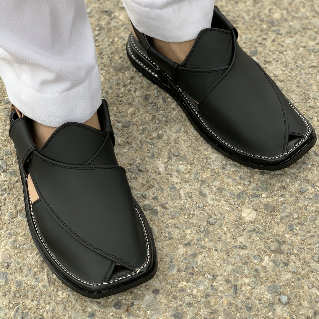 MATTE BLACK DOUBLE SOLE: 055