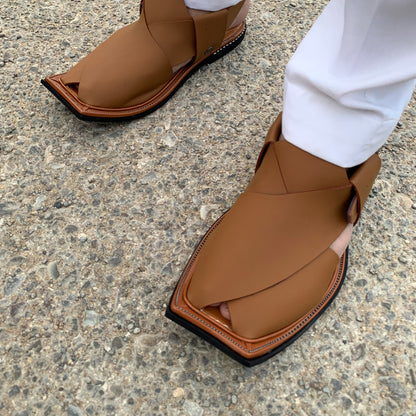 MATTE LEATHER CAMEL: 059