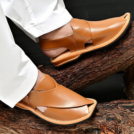 Saqafat ™  Style with our Peshawari Chappal